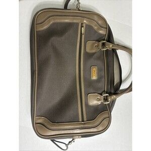 Sassoon Vintage Men’s Overnight Bag Heavy Duty Travel Tote Canvas Brown